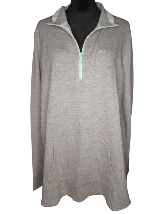 Vineyard Vines Tops - NWT Vineyard Vines Pouch Pocket Jersey 1/4 Zip, Womens XL